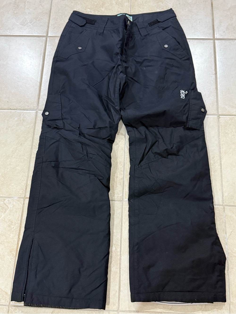 Orage Women’s Black Cargo Snow Pants